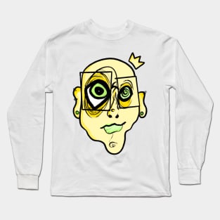 yellow face Long Sleeve T-Shirt